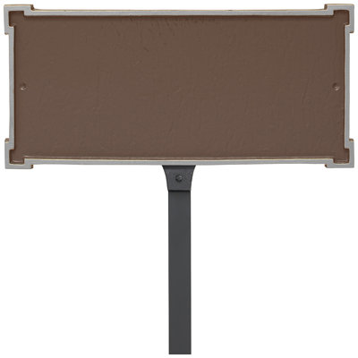 New Yorker 1-Line Lawn Address Sign