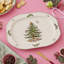 Spode Christmas Tree Sculpted Oval Platter 14"