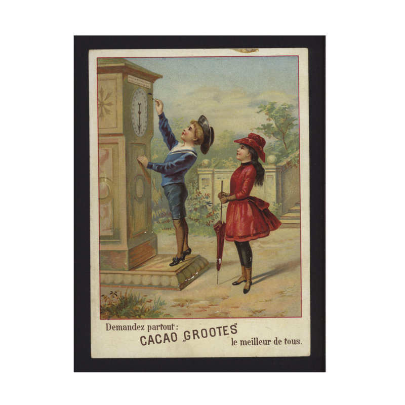 «French School Grootes Cocoa», art sur toile, H 19 po x l 14 po