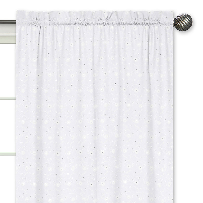 Eyelet White Collection Window Panels