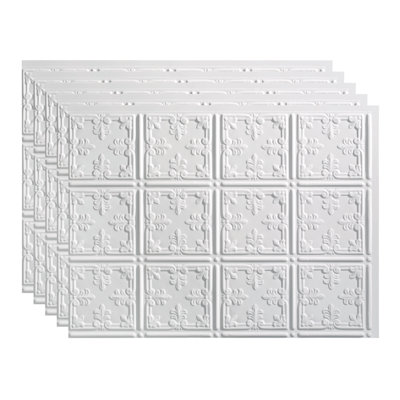 FASÄDE Traditional Style/Pattern 10 Decorative Vinyl 18in x 24in Backsplash Panel