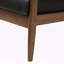 Revêtement en similicuir noir 2 places Dereham, H 29,35 po x l 49,73 po x P 32,95 po