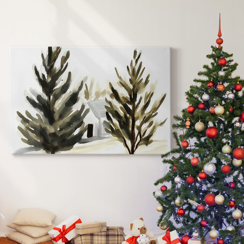 Christmas Holiday Arts - Toile tendue avec châssis, H 8 po x l 12 po