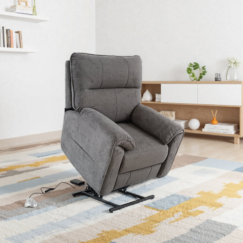 50cm Wide Lift Assist, Grey Cotton Blend