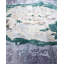 Tapis noué à la main de conception unique Ikat - mauve, 8 pi 0 po x 9 pi 10 po