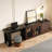 Calvers Expandable Dresser Desk Combo with Drawers for Storage