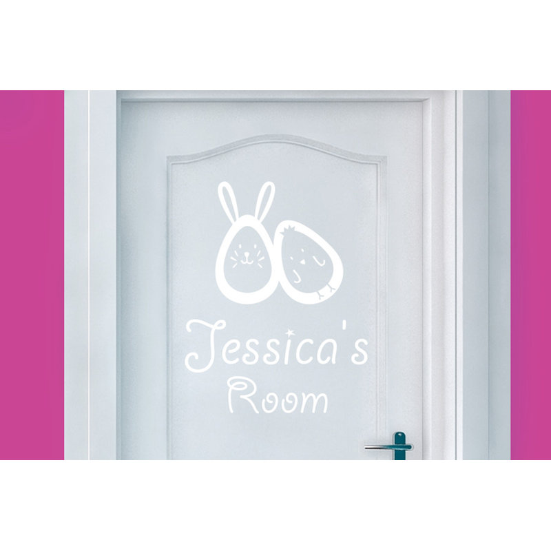 Animals Wall Decal, White
