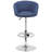 Nordin Swivel Upholstered Adjustable Height Counter Stool with Metal Frame-1046563564
