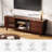 Mid Century Modern Tv Stand For 75+ Inch Tv,entertainment Center With 2 Drawers