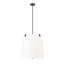 Luminaire suspendu 5 lumières Kohlman en nickel brossé-435269926
