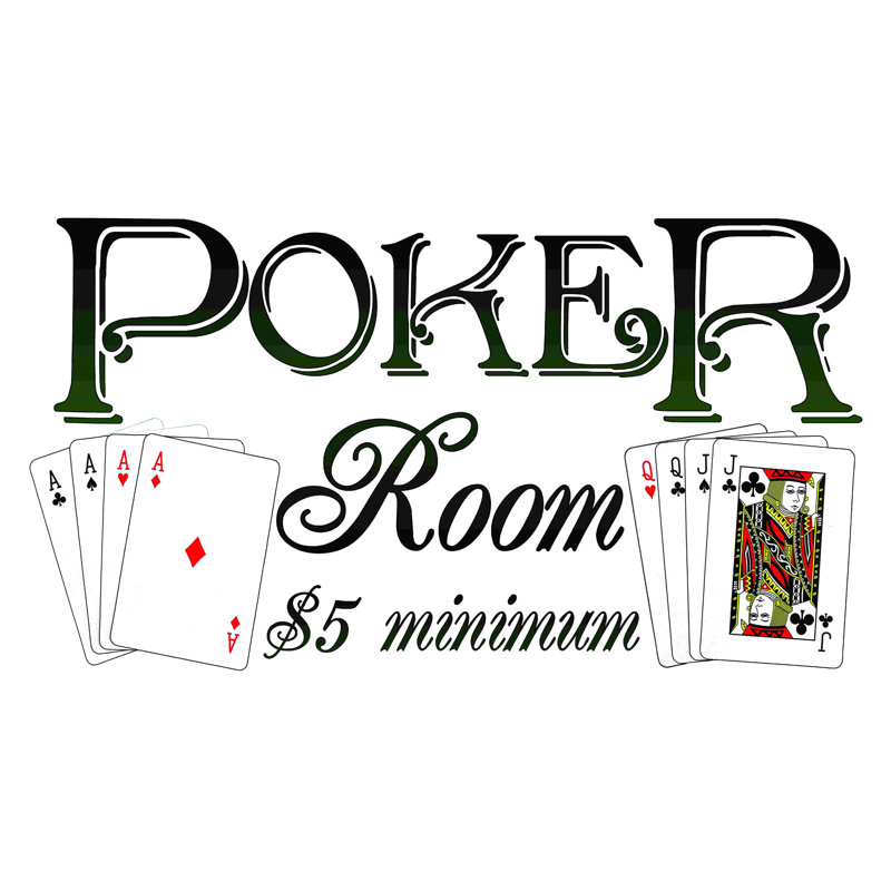 Salle de poker, H 24 po x l 36 po