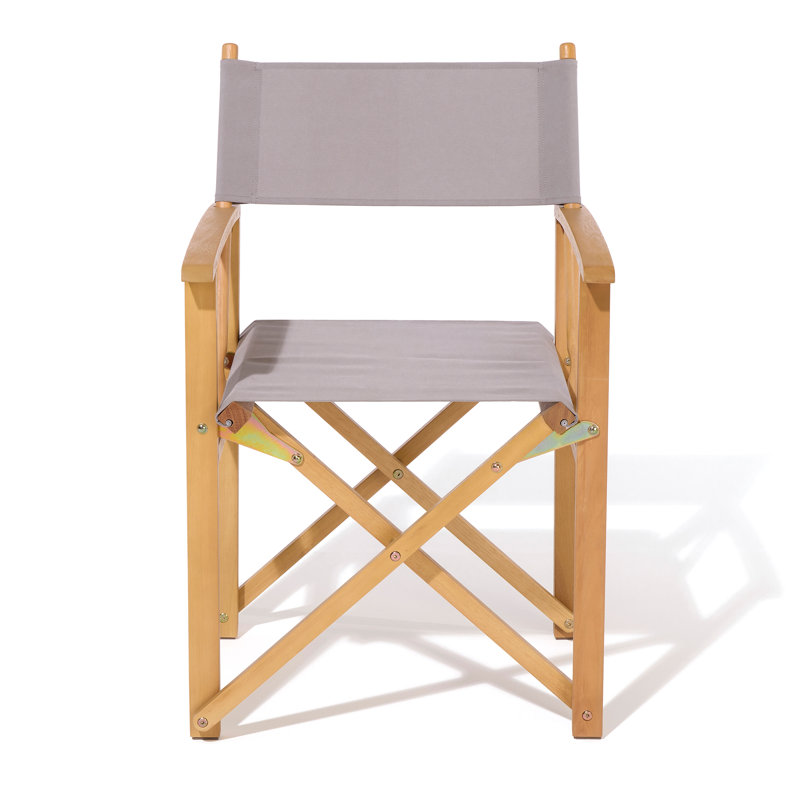 Rowlinson Ascot Folding Director's Chair, Slate Grey
