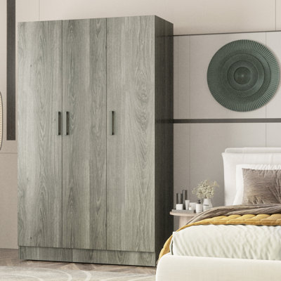 Wpfurniture 3-door Engineered Wood Wardrobe Armoire Closet by WPFurniture