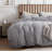 Essential Collection 100% Cotton Waffle Weave Duvet Cover Set-106246739-106246741