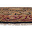 Navy Hand-Knotted Wool Jaipur Traditional Round Area Rug 8' x 8'