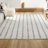 Pele Modern Geometric Dot Shag White/Gray Rug-714429308