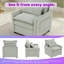 Fauteuil d'appoint moderne à une place avec poches de rangement, revêtement moelleux moelleux, capacité de poids de 300 lb-126539449