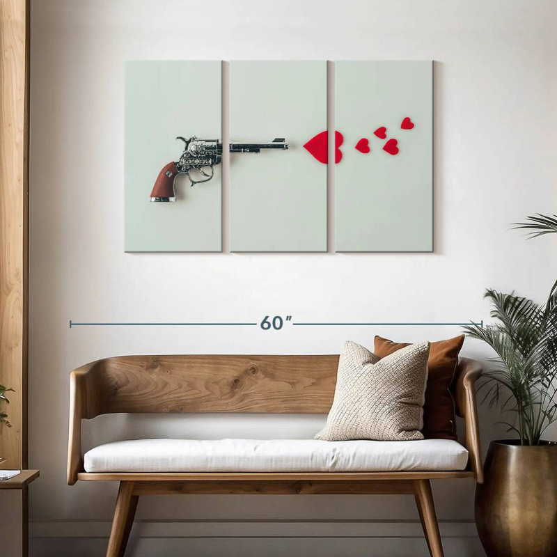 Kill With Love, 28" H x 45" W