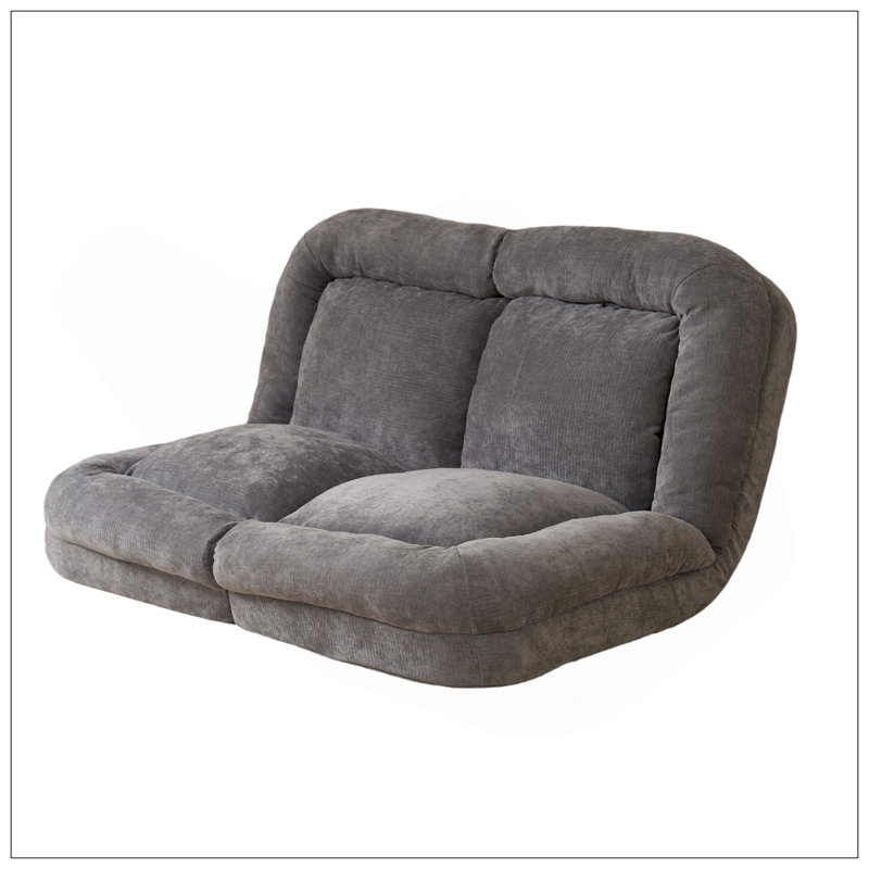 Canapé-lit convertible double escamotable, Gris