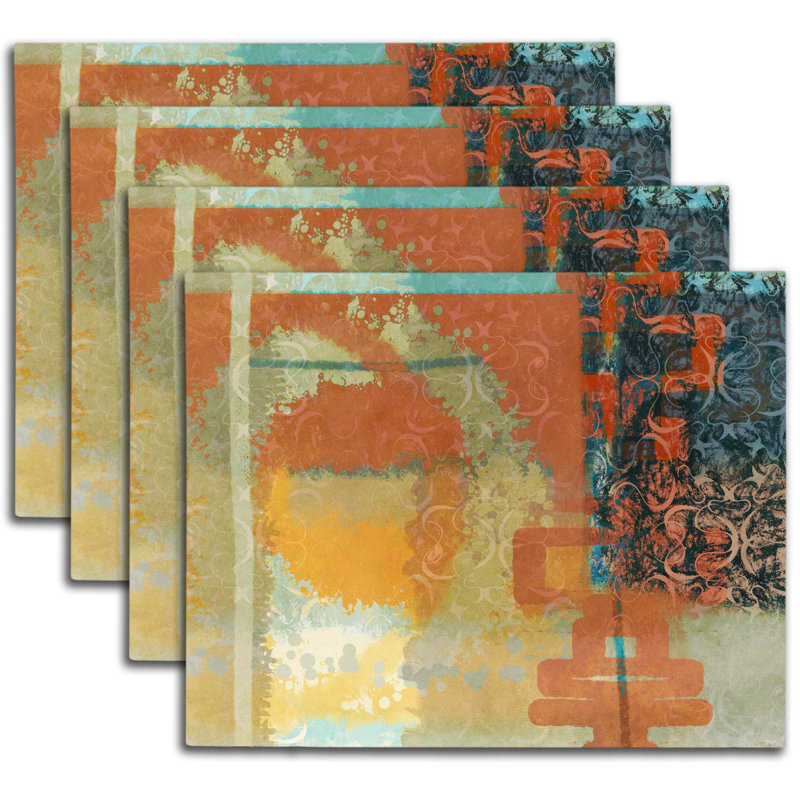 Napperon abstrait en polyester