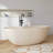 65" x 30" Freestanding Tub  Solid Surface Stone Resin Soaking Bathtub-100234059