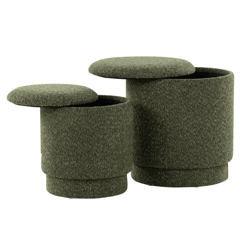 Fabric Ottoman Set