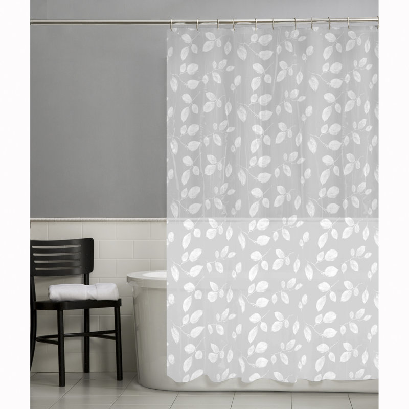Alva Floral PEVA Single Shower Curtain
