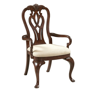 Chaise avec accoudoirs Solvig Queen Anne