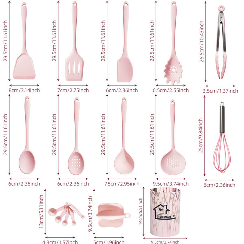 Belfry Kitchen Arthers 18 Utensil Set