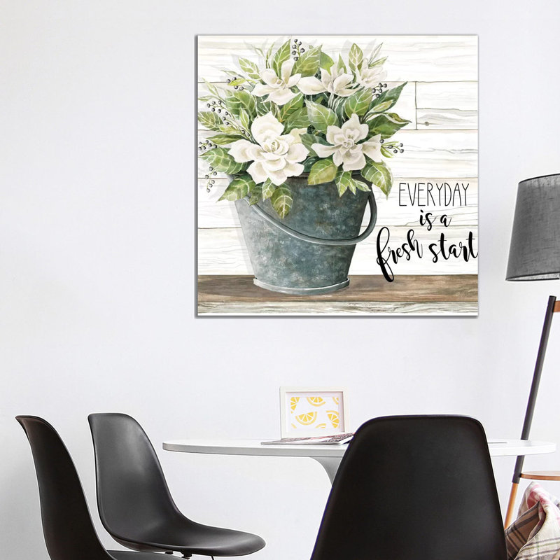 Everyday Is A Fresh Start by Cindy Jacobs - Wrapped Canvas Print, 93.98 cm H x 93.98 cm W x 1.91 cm D