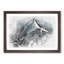 Snow Covered Mountain in India in Abstract - Picture Frame Graphic Art Print-55725831-55725829