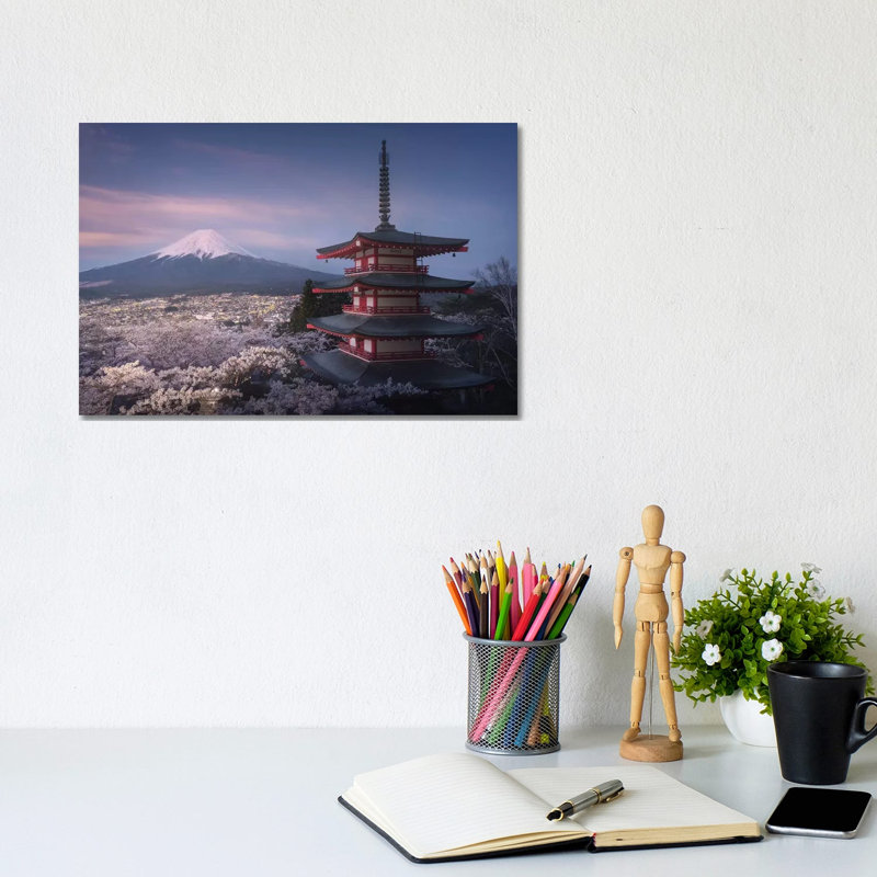 Spring In Japan XXIII by Daniel Kordan - Print on Canvas, 20.32 cm H x 30.48 cm W, Wrapped Canvas