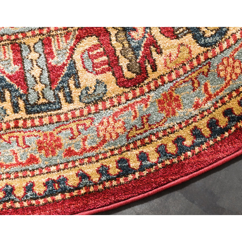 Eesi Geometric Indoor Rug, Round 8'