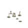 Salomé™ Two Handle Widespread Bidet Faucet