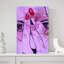 «Red Nails Blue Eyes», reproduction d'art murale contemporaine abstraite-129970015