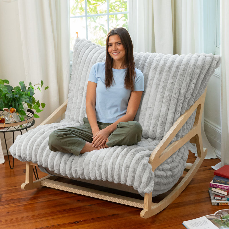 Chaise berçante Pillow Saxx, Gris