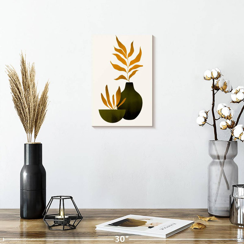 Harnek fleurs d'automne I, H 12 po x l 8 po