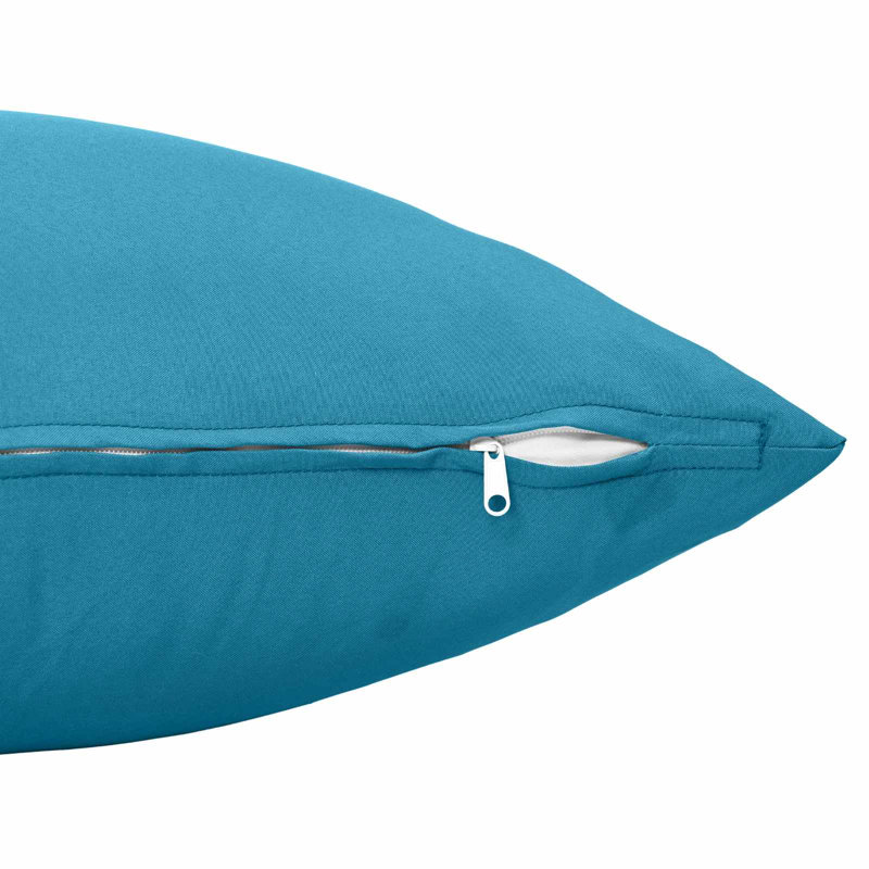 Red Cushion Cover, Square 35cm, Light Blue