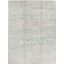 Hand-Knotted High-Quality Silver and Aqua Area Rug