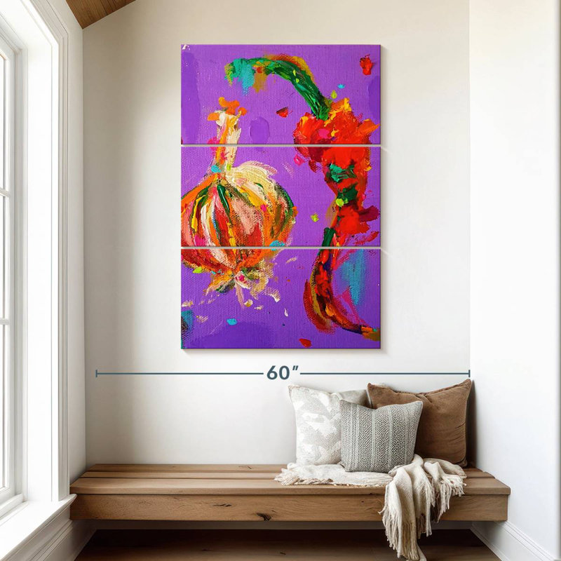 Garlic And Chili, 50" H x 32" W