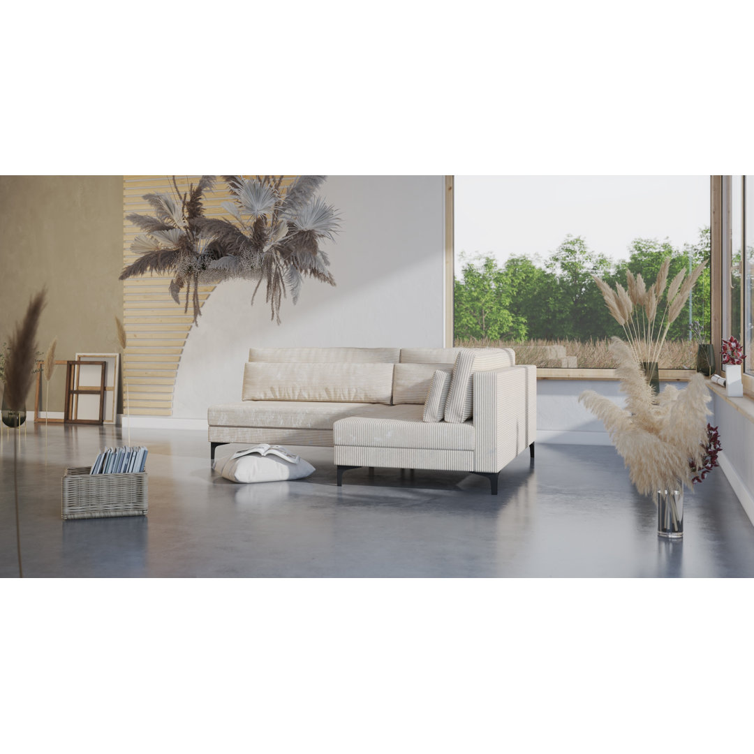 Ecksofa Brilliantina aus Cord