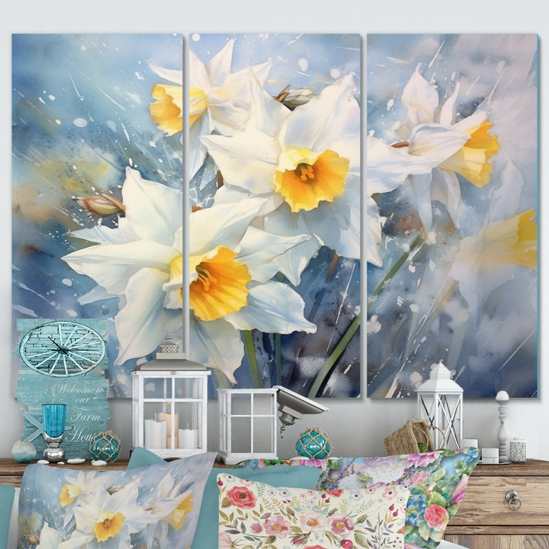 Traditional Plants & Flowers Wall Decor on Metal