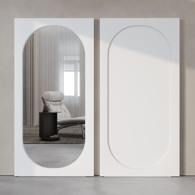 Porte de grange en miroir