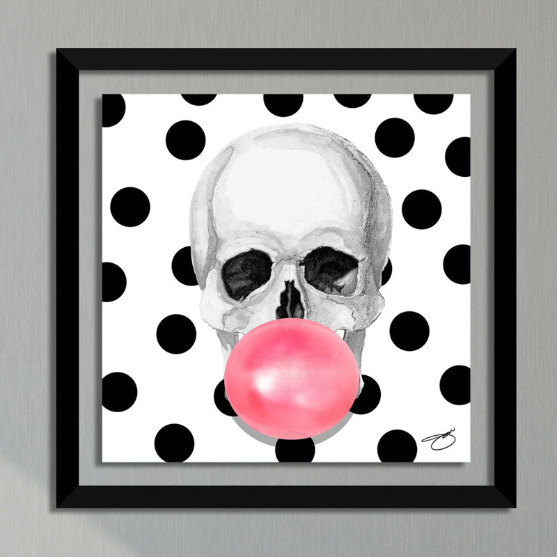 « bubble brain », reproduction d’impression sur toile encadrée, H 27,5 po x l 27,5 po x P 0,75 po, Cadre en plexiglas noir