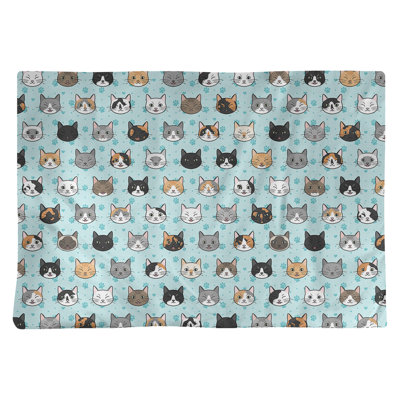 Napperon en coton 18 po Kitty Cat