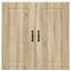 Vidaxl Kitchen Wall Cabinet Sonoma Oak 60 X 31 X 80 Cm Engineered Wood-121218127-121218133