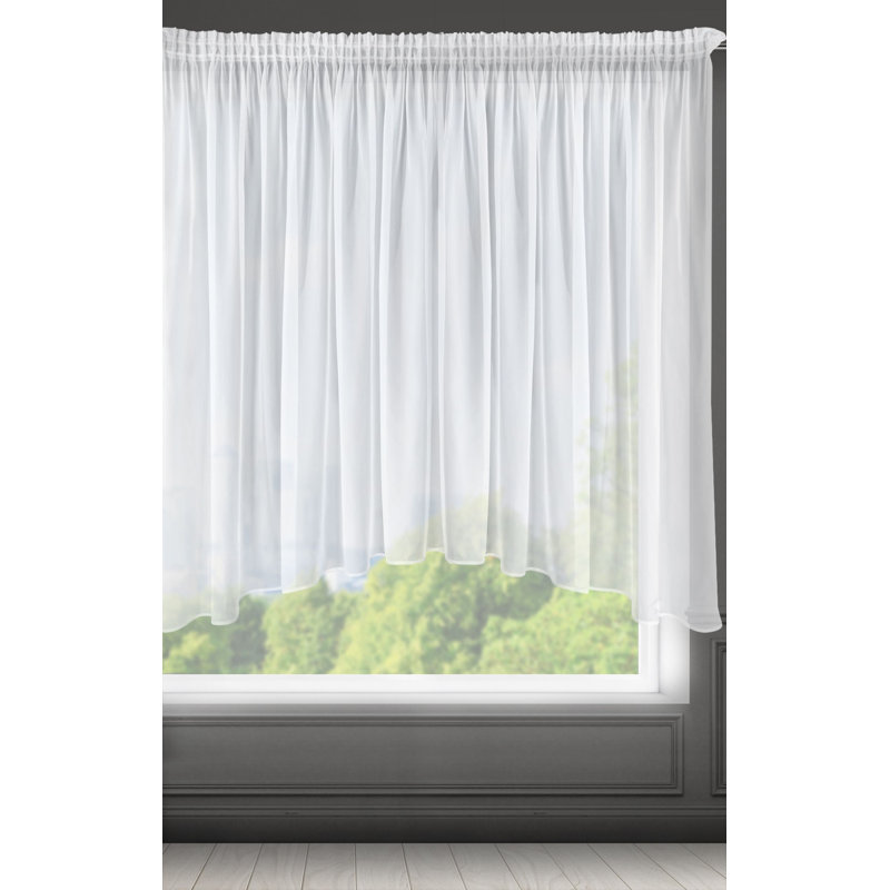 Neysa Slot Top Semi Sheer Curtain