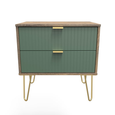 Beranda 58cm W Manufactured Wood Bedside Table