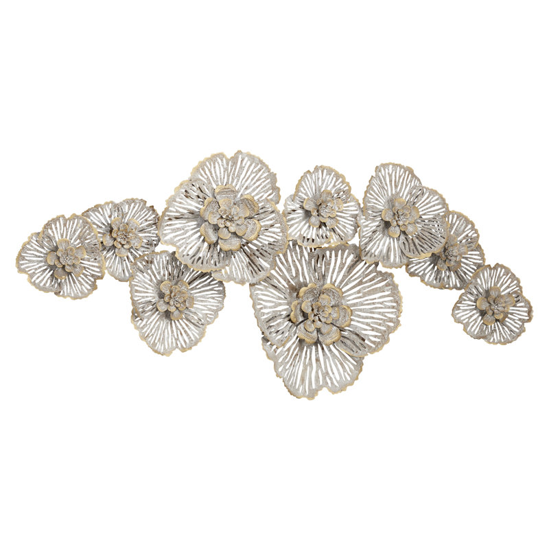 Boho Plants & Flowers Wall Decor on Metal
