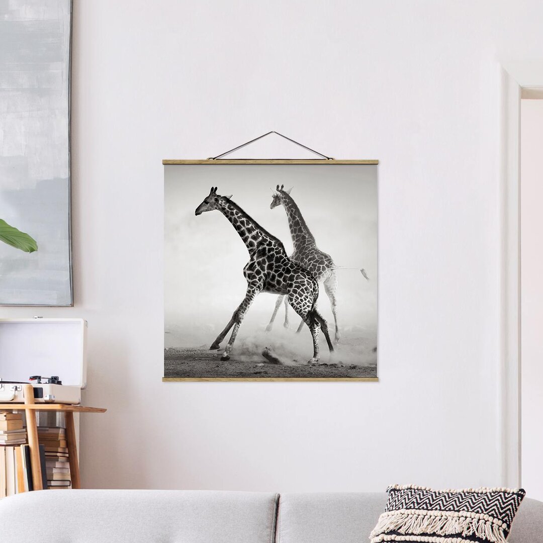 Fotodruck Giraffe Hunting